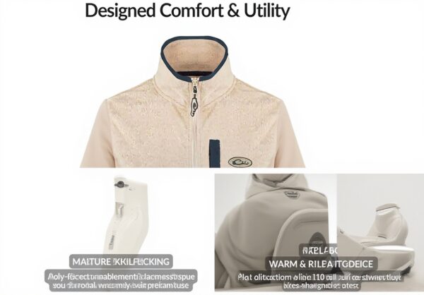 Gilet di pile uomo Drake Waterfowl leggero traspirante