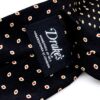 Cravatta DRAKES LONDON Uomo fantasia Gocce Blu Made in