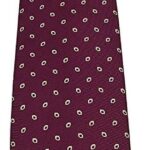 Cravatta Drake's London Uomo fantasia Gocce Prugna-0