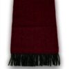 Drakes Sciarpa Uomo Lana Agnello Angora Scozia Bordeaux