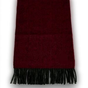 Drakes Sciarpa Uomo Lana Agnello Angora Scozia Bordeaux