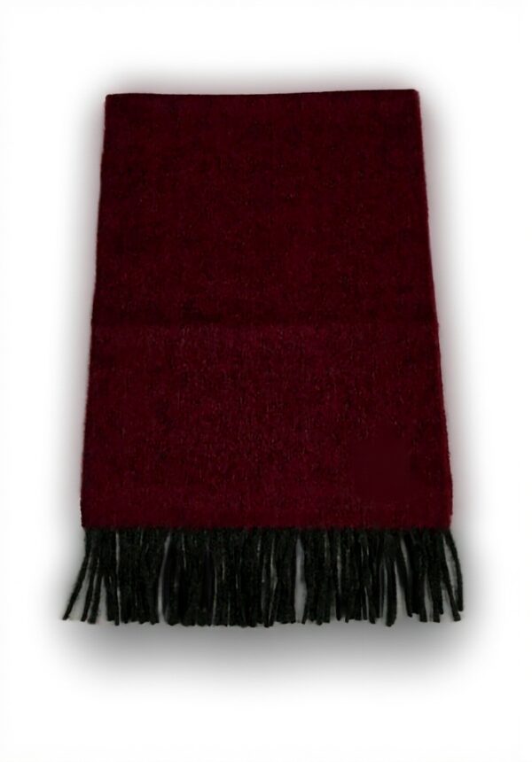 Drakes Sciarpa Uomo Lana Agnello Angora Scozia Bordeaux