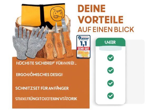 Coltello intaglio bambini Eli set sicurezza acciaio inox