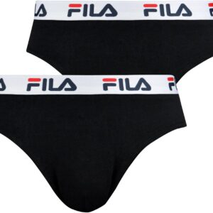 Slip Uomo Fila Morbido Cotone Intimo Comodo Nero-0
