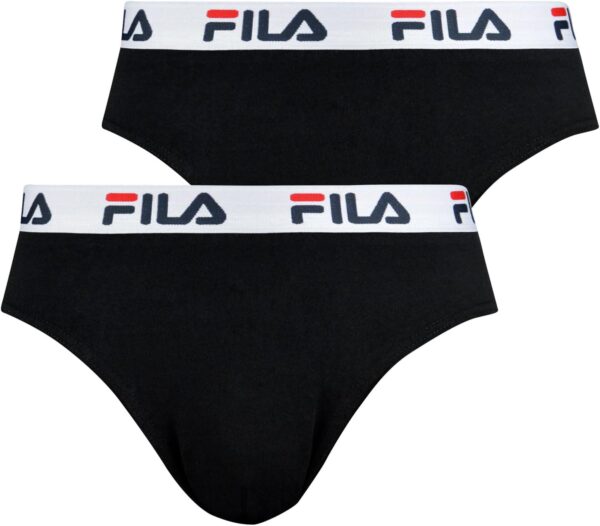 Slip Uomo Fila Morbido Cotone Intimo Comodo Nero-0