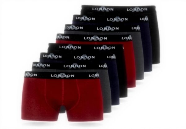 FM London Boxer Uomo Cotone Aderenti Confortevoli Pacchetto