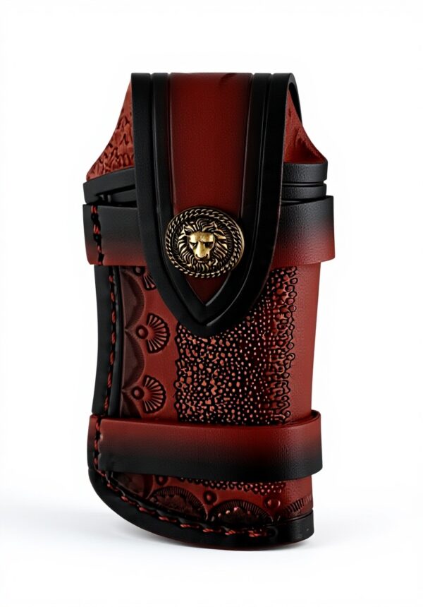 Fodero per coltello in pelle Jilskl design rilievo portatile