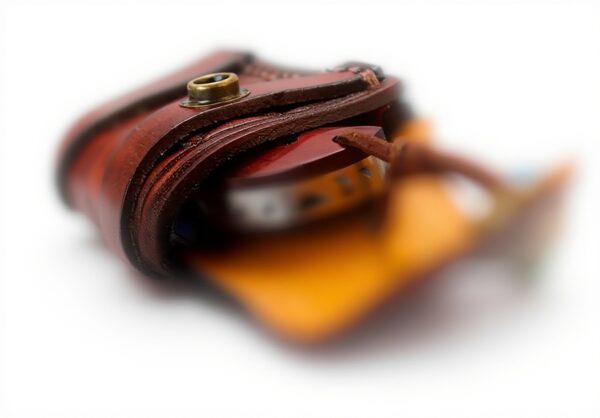 Fodero per coltello in pelle Jilskl design rilievo portatile