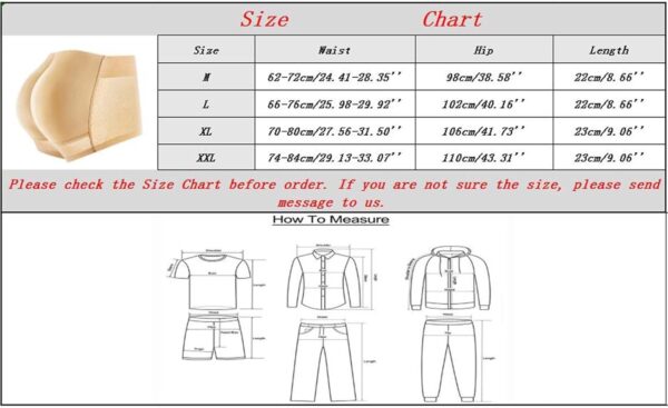 Boxer uomo Generico imbottiti rete migliora glutei-1