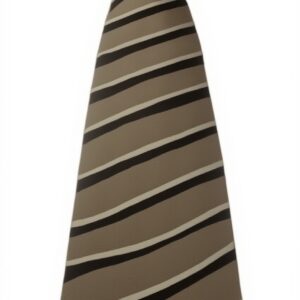 Cravatte uomo DRAKES LONDON seta righe beige marrone