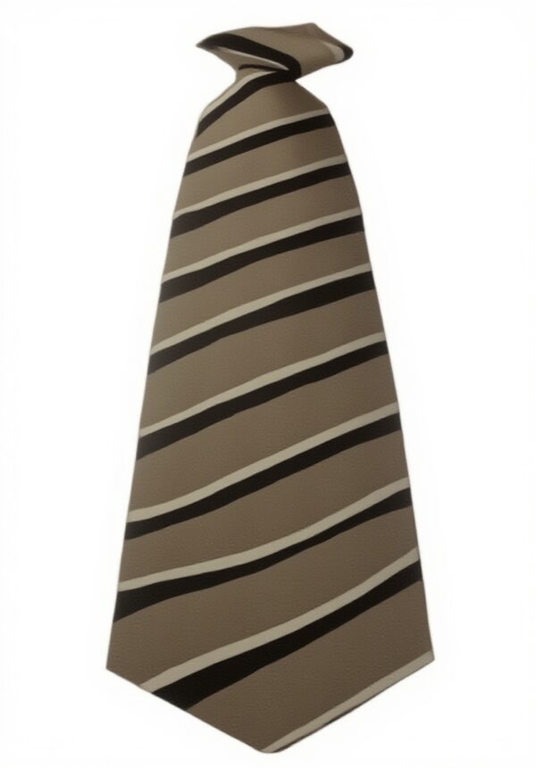 Cravatte uomo DRAKES LONDON seta righe beige marrone