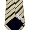 Cravatta uomo DRAKES LONDON seta righe beige verde