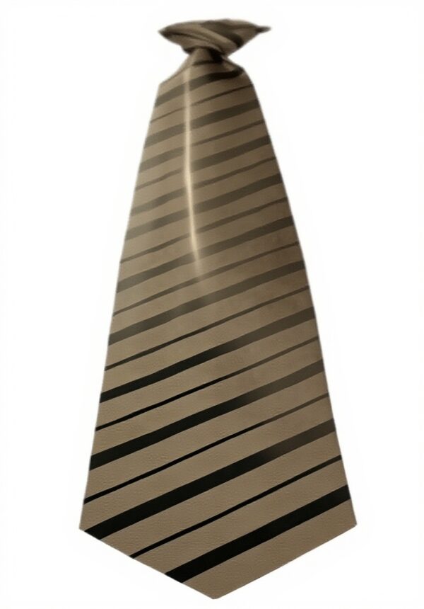 Cravatta uomo DRAKES LONDON seta righe beige verde