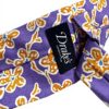 Cravatta uomo Drakes London seta fantasia floreale glicine