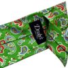Cravatta Drakes London Uomo Seta Fantasia Cashmere Verde
