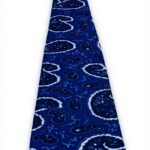 Cravatta uomo DRAKES LONDON seta fantasia cashmere azzurro