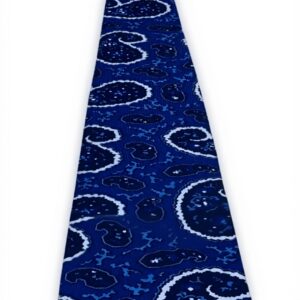 Cravatta uomo DRAKES LONDON seta fantasia cashmere azzurro