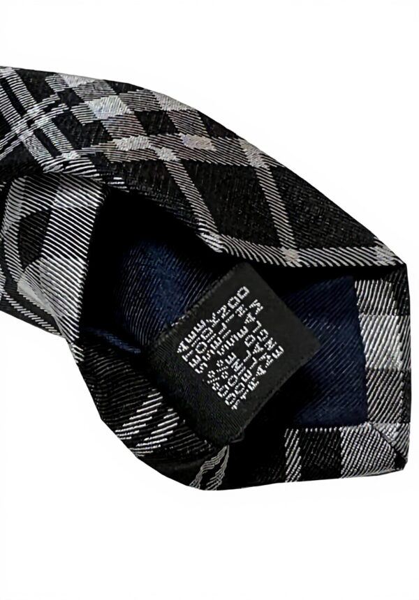 Cravatta uomo Drakes London seta patchwork quadri