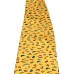 Cravatte uomo seta Drakes London fantasia pesci giallo