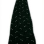 Cravatta uomo DRAKES LONDON lana fantasia verde scuro ecru