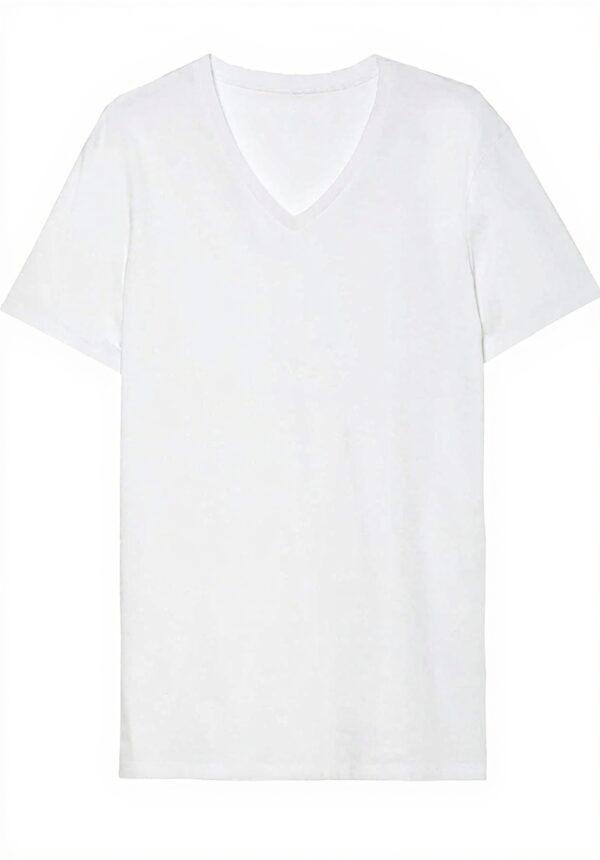 T-Shirt Uomo Golden Lady Cotone Organico Scollo a V