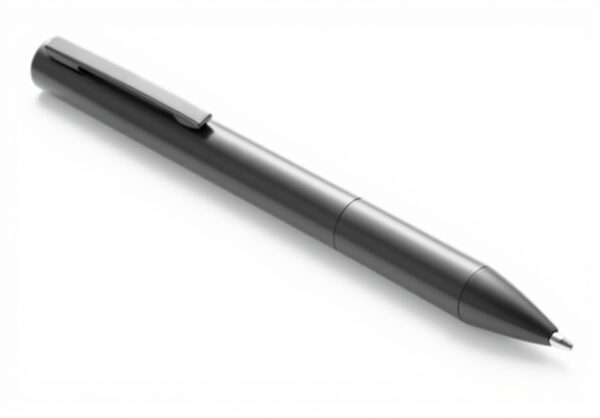 Gullor Penna a sfera retrattile nera metallo minimalista