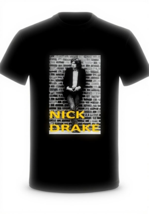 Maglietta Uomo Nick Drak Nero Cotone Morbido Collo Tondo