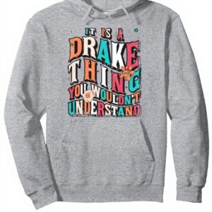 Drake Felpa con Cappuccio Groovy Unisex Adulto Comoda