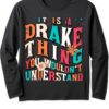 Maglia Drake Groovy Unisex Adulti Grigio Scuro Melange