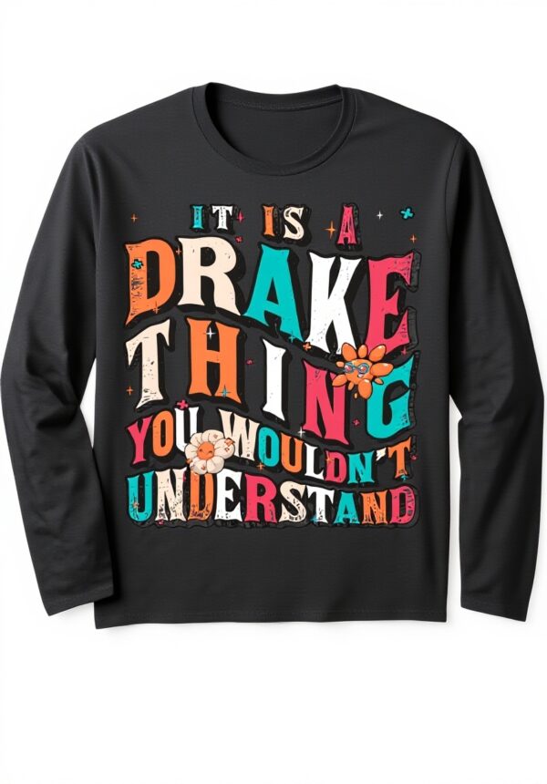 Maglia Drake Groovy Unisex Adulti Grigio Scuro Melange