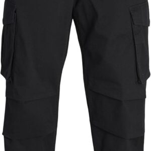 Pantaloni Cargo JACK JONES Relaxed Fit Uomo Nero Elmwood-0