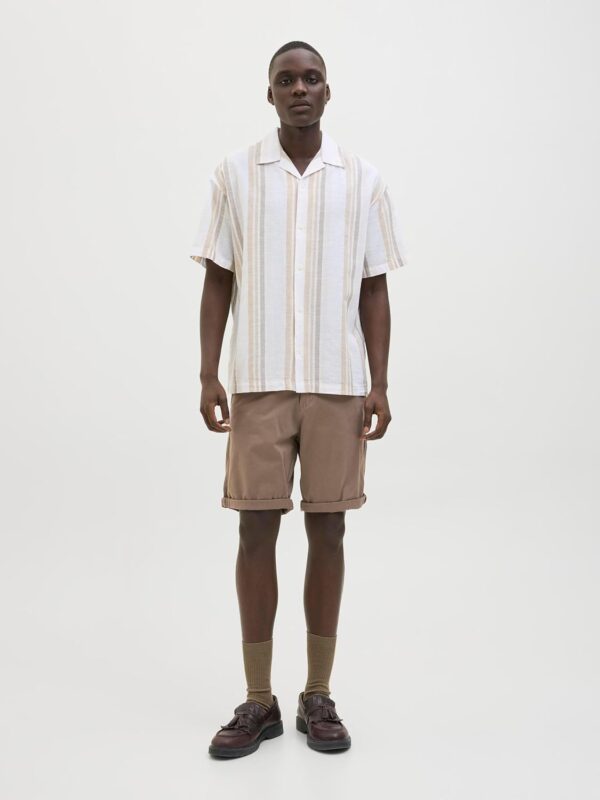 Bermuda Chino Uomo JACK & JONES Regular Fit Verde Grigio-4