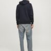 Felpa con cappuccio JACK & JONES logo cotone poliestere uomo-3
