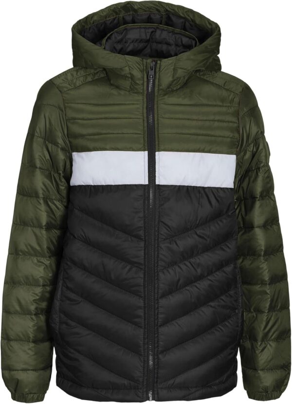 JACK & JONES Puffer Hood Noos Giacca Bambini Ragazzi Leggera-0