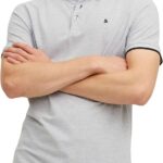 Polo JACK & JONES Uomo Collo Camicia Design Moderno-0