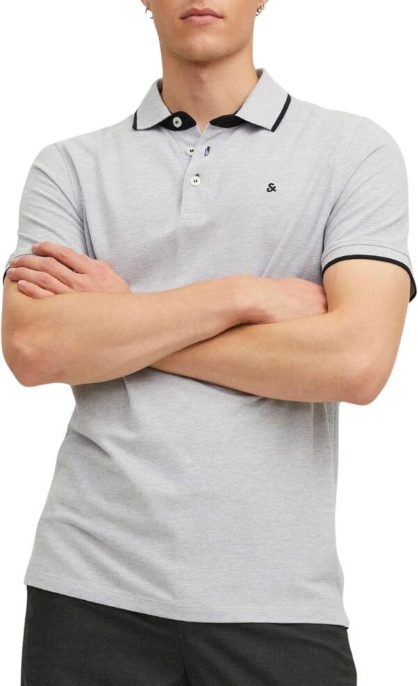 Polo JACK & JONES Uomo Collo Camicia Design Moderno-0