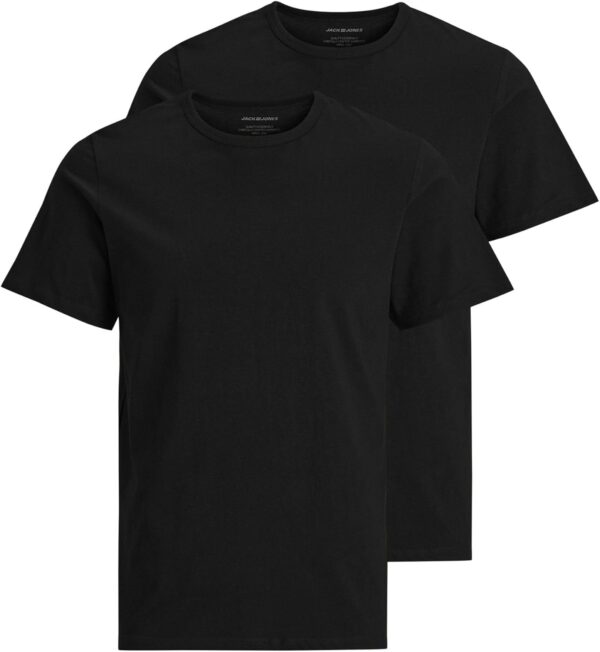 T-shirt Uomo JACK JONES 2-Pack Girocollo Nero Bianco-0