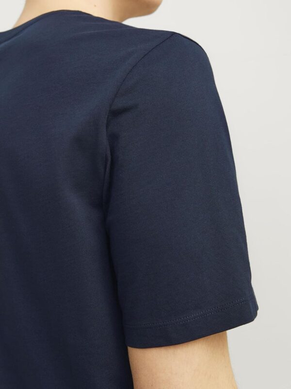 T-Shirt Uomo JACK & JONES Logo O-Neck Alta Qualità-5