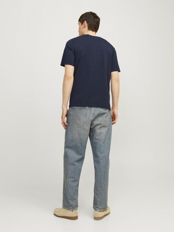T-Shirt Uomo JACK & JONES Logo O-Neck Alta Qualità-2