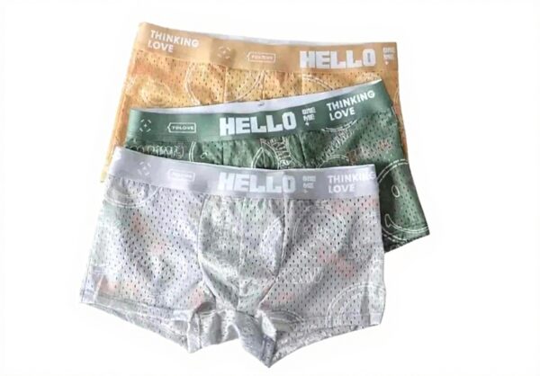 Slip Uomo JKXFYLP Mutandine Traspiranti Grigio Scuro XXL