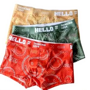 Slip Uomo JKXFYLP Mutandine Traspirante Maglie Grigio XXXL