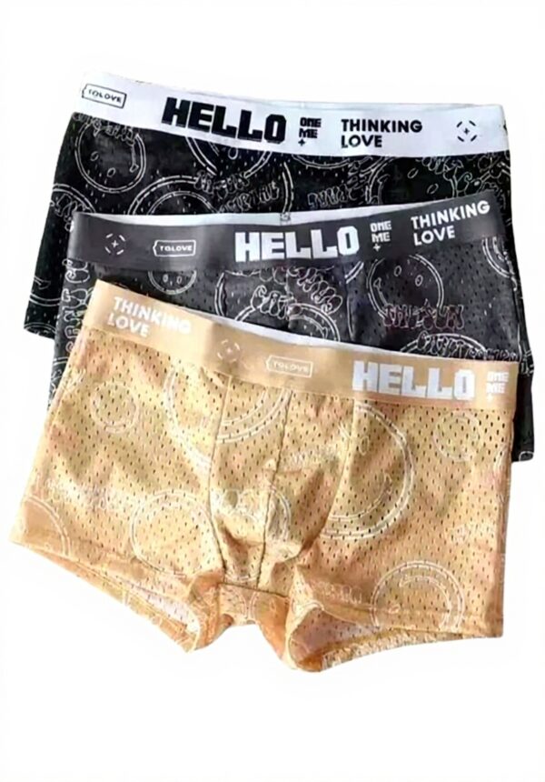 JKXFYLP Boxer Uomo Maglie Traspirante Seta Ghiaccio XXL