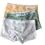 Boxer Uomo JKXFYLP Mutandine Traspiranti Grigio Scuro XXXL