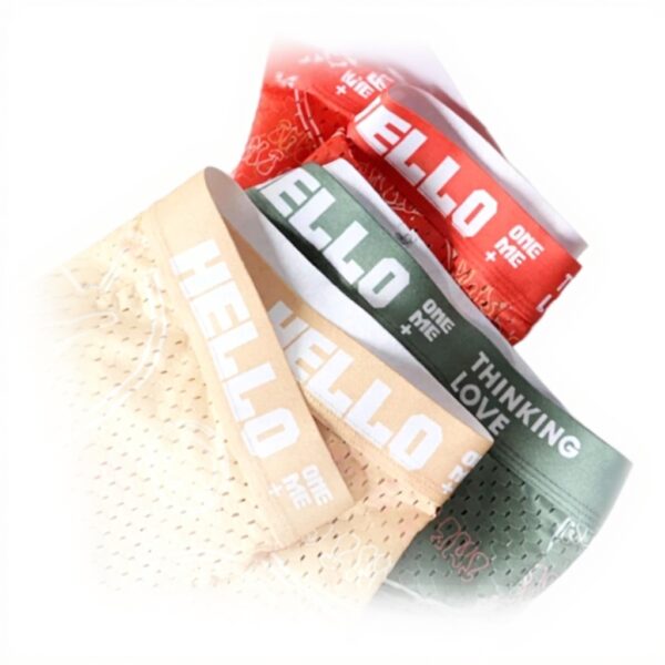 Boxer Uomo JKXFYLP Mutandine Traspirante Maglie Seta