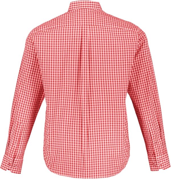 Camicia a quadri JP1880 stile Tracht colletto button-down-2