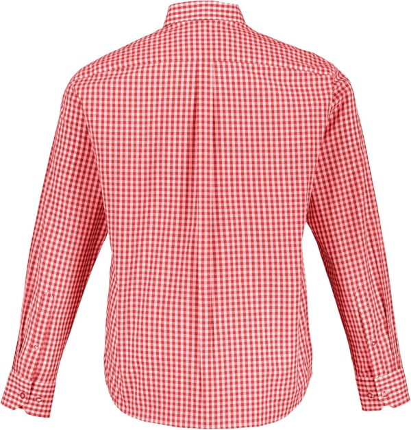 Camicia a quadri JP1880 stile Tracht colletto button-down-3