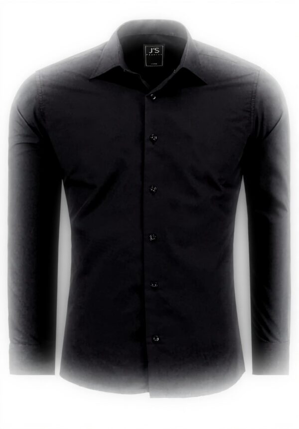 Camicia uomo J'S FASHION slim fit facile stirare colori