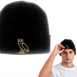 Drakes Owl cappello a maglia caldo unisex autunno inverno