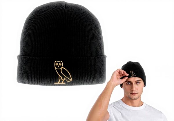 Drakes Owl Cappello a Maglia Unisex Caldo Autunno Inverno