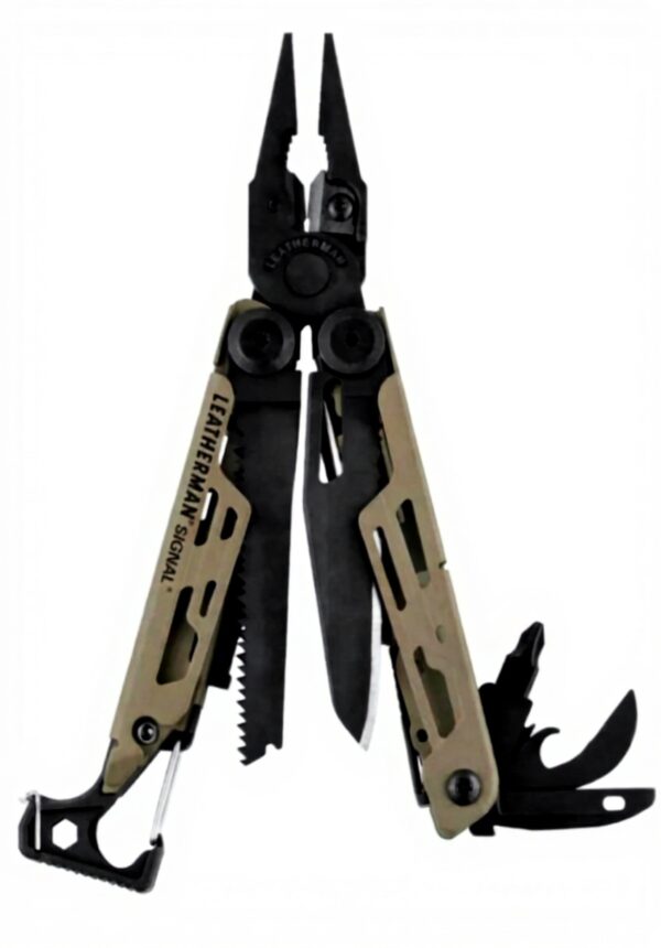 Leatherman Signal Multi-Tool 19 Tools Camping Survival Brown